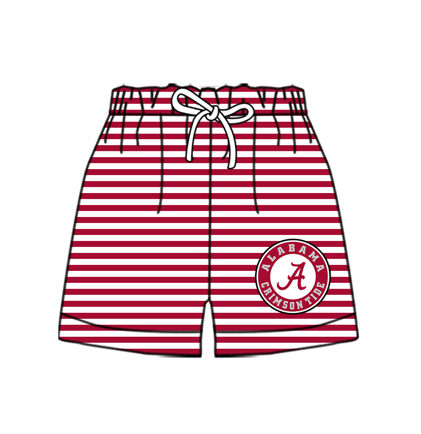Preorder moq 5 Baby Boys Team Stripe Shorts Bottom