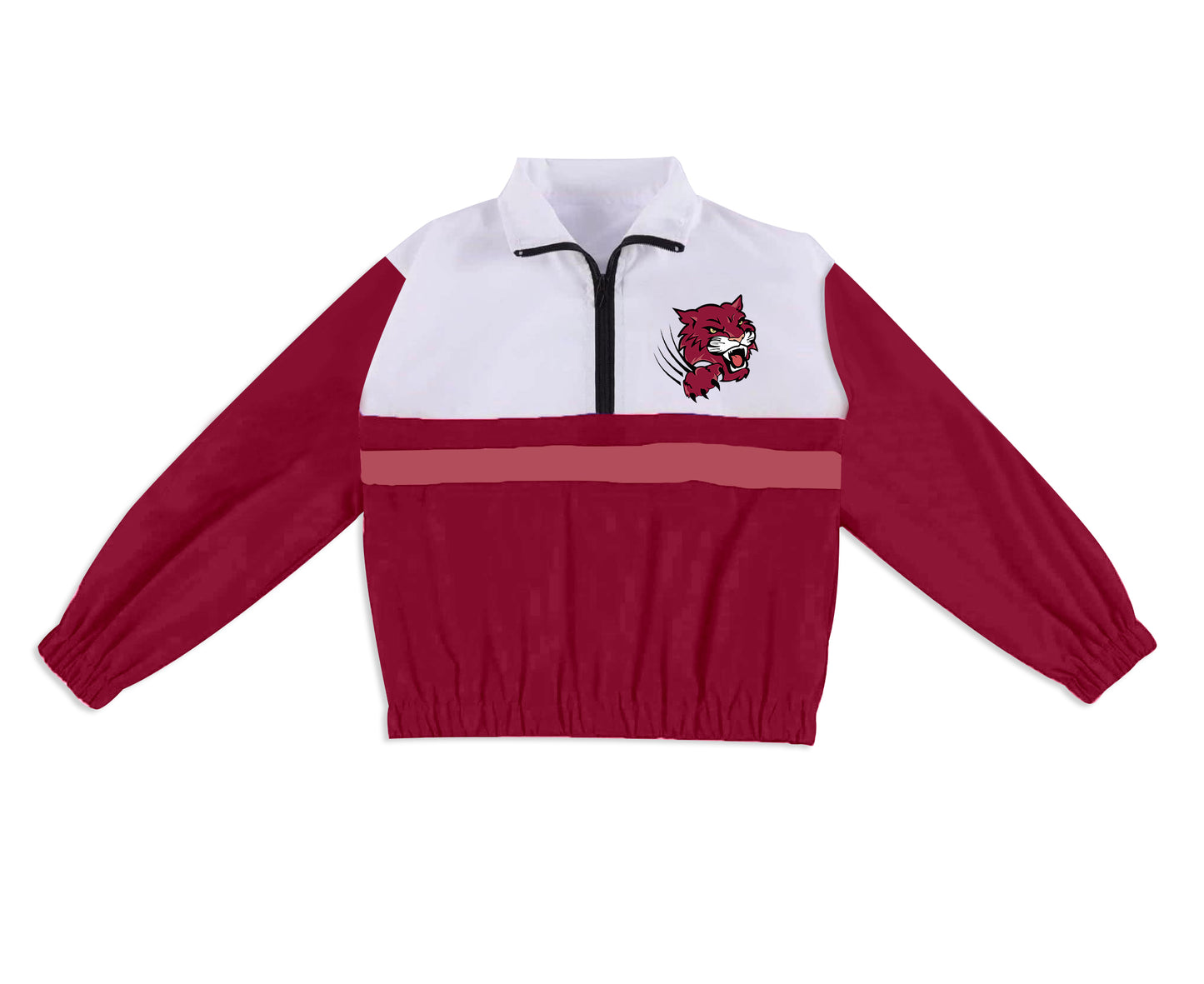 Preorder (moq 5)Baby Boys Long Sleeve Wildcats Team Zip Pullovers Tops