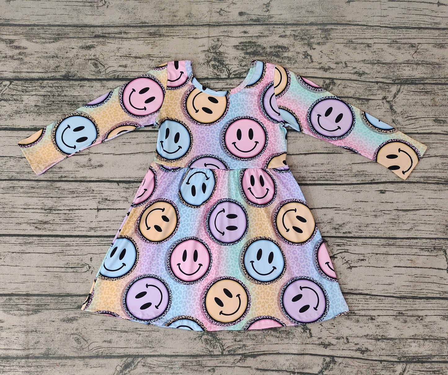 Baby Girls Smile Knee Length Dresses