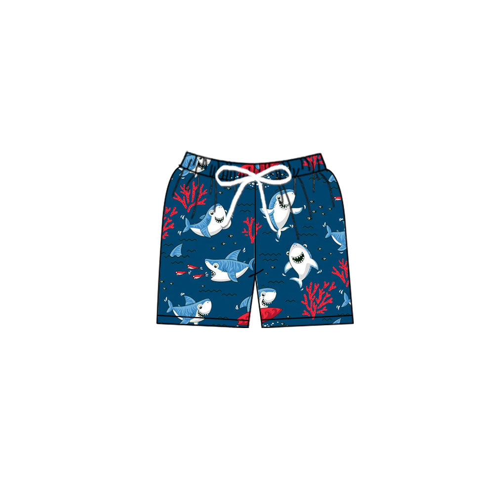 Baby Boys Sea World Shark Swimming Trunks Bottom Preorder