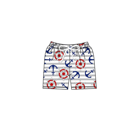 Baby Boys Sea World Boats Swimming Anchors Trunks Bottom Preorder