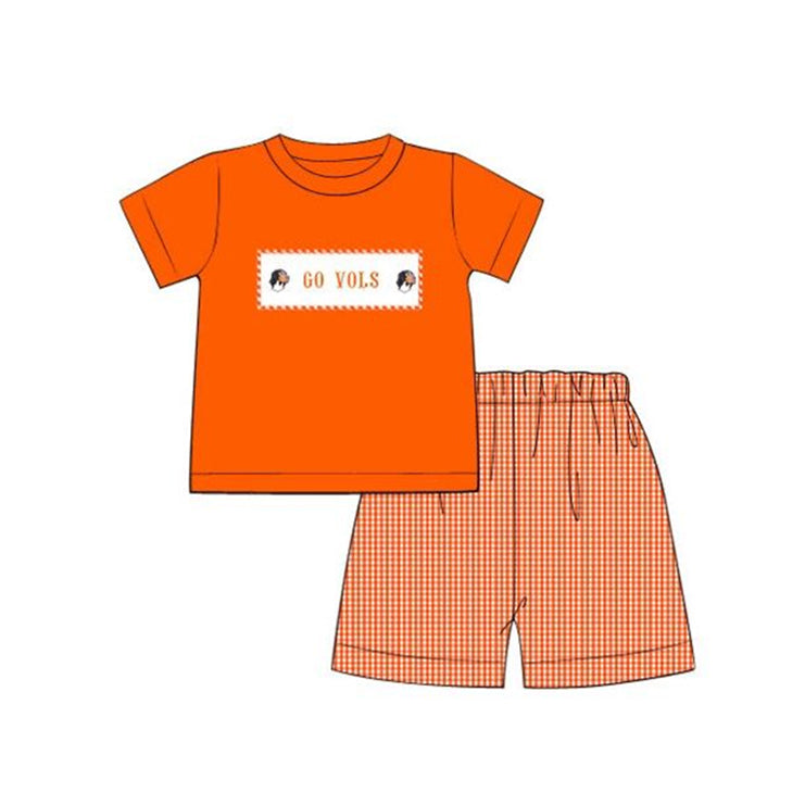 Baby Boys Go Vols Team Tops Shorts Clothes Sets preorder (moq 5)
