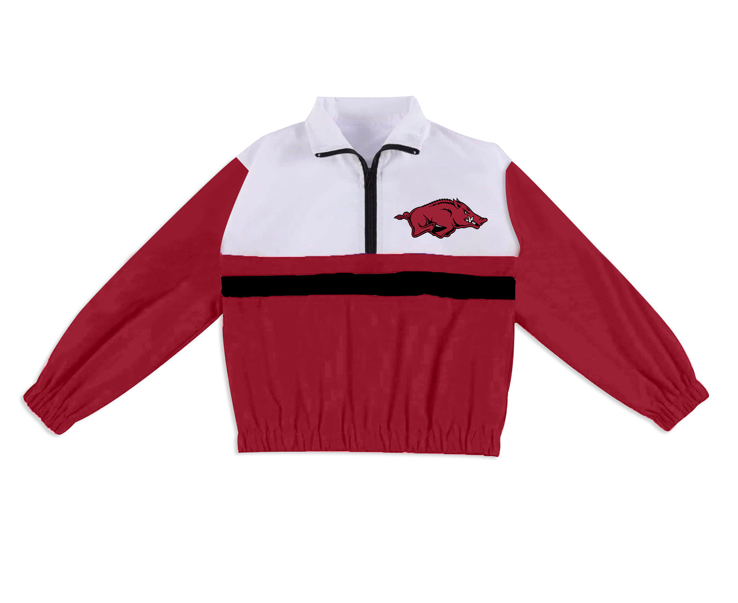 Preorder (moq 5)Baby Boys Long Sleeve AU Team Zip Pullovers Tops