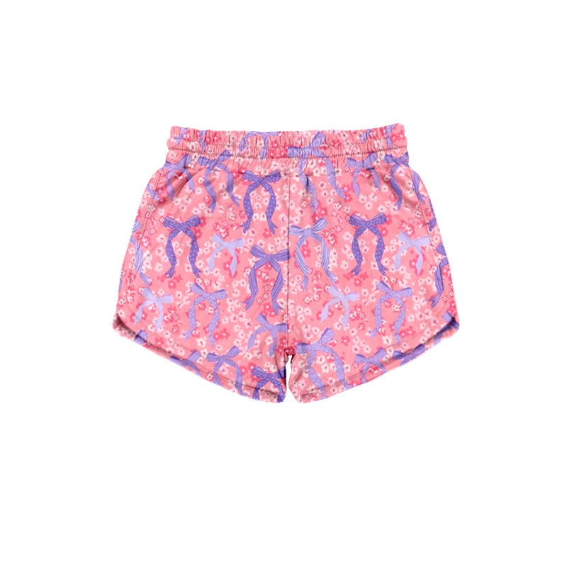Preorder (moq 5)Baby Girls Colorful Bows Flowers Shorts Bottom