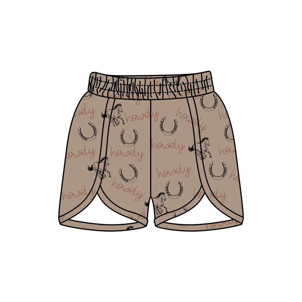 Preorder(moq 5) Adult Women Western Howdy Shorts Bottoms