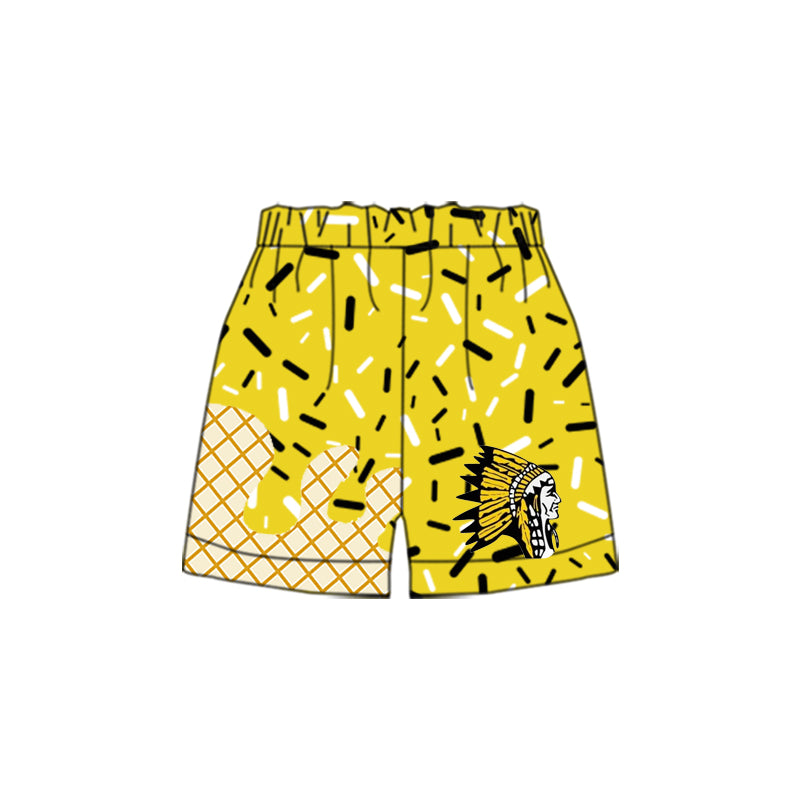 Preorder(moq 5) Baby Boys Team Seminole Indians Sports Shorts