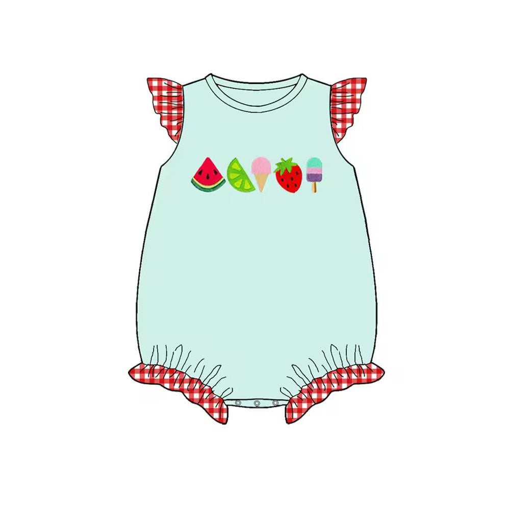 Baby Infant Girls Fruits Summer Rompers preorder(moq 5)