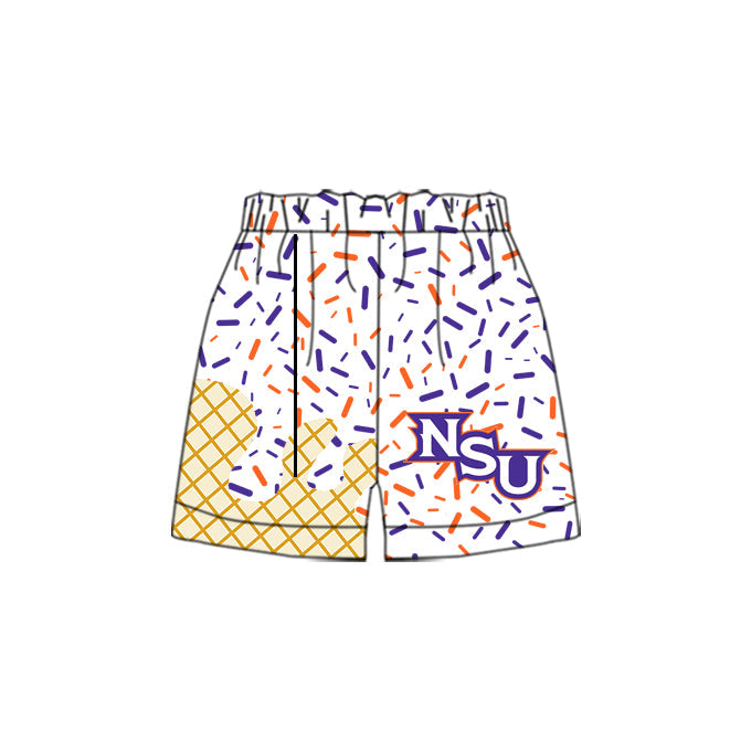 Custom moq 5 football team NSU adult man shorts