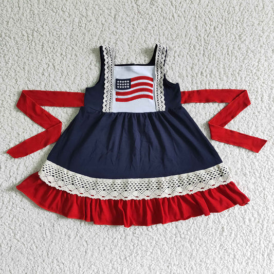Sibling Baby Girls Boys Fourth of July Rompers Dresses Sets