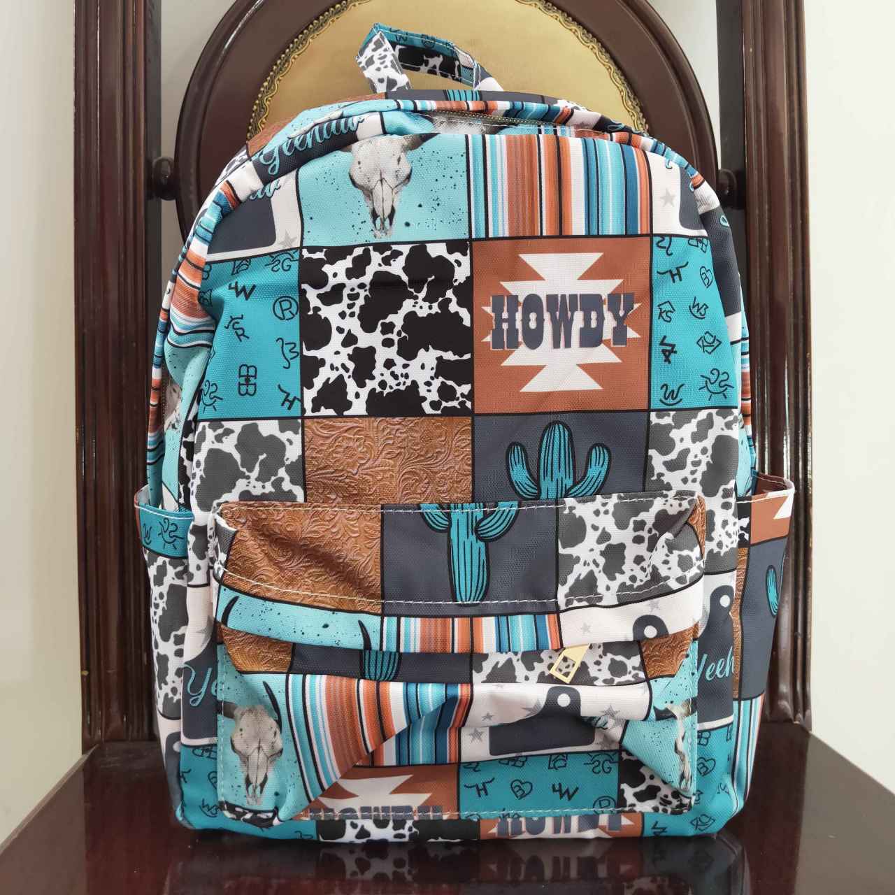 Baby Kids Children Howdy Patchwork Western Back Bags