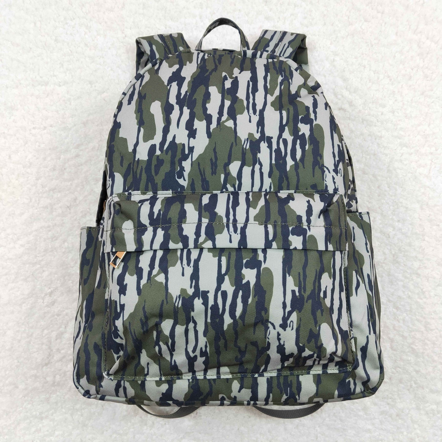 USA Shop Baby Girls Kids Green Camo Tree Branches Print Back Bags Backpacks