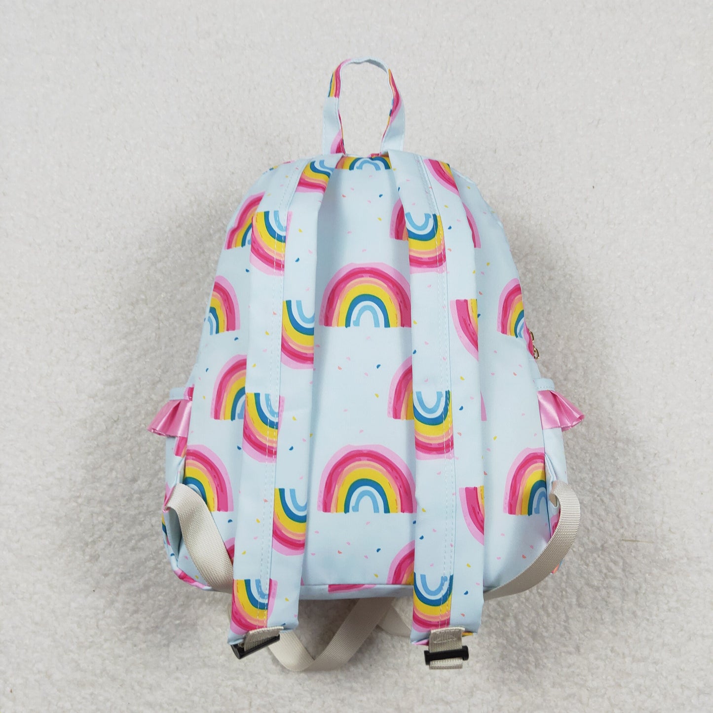 USA Shop Baby Girls Rainbows Ruffle School Backpack Bags
