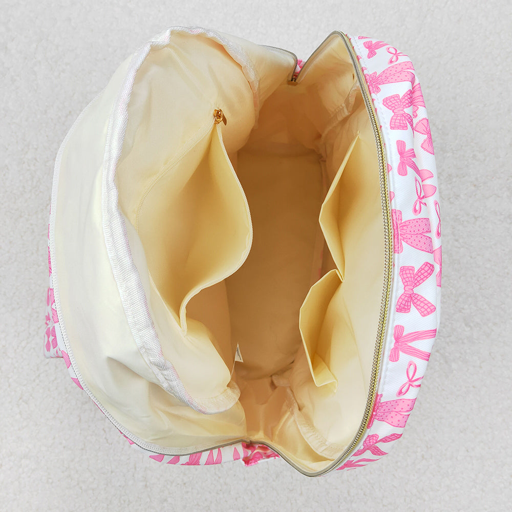 Baby Girls Pink Bows Backpacks Bags