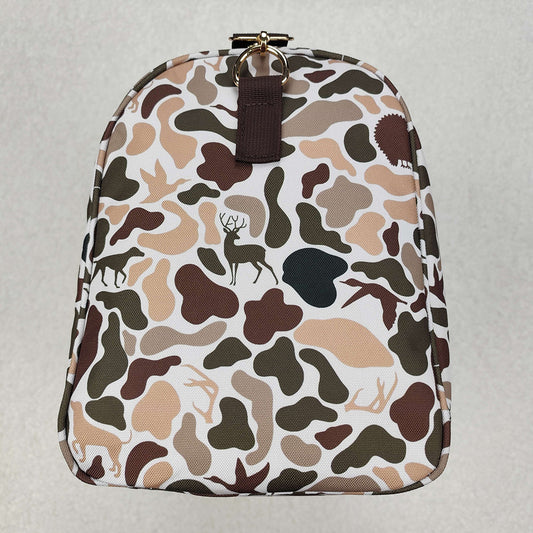 Women Camouflage Deers Hunting Duffle Gym Bags
