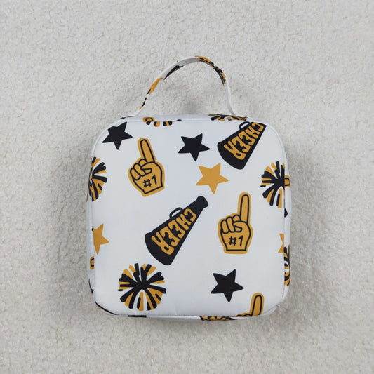 USA Shop Baby Kids Gold Cheer Stars Team School Lunch Boxes