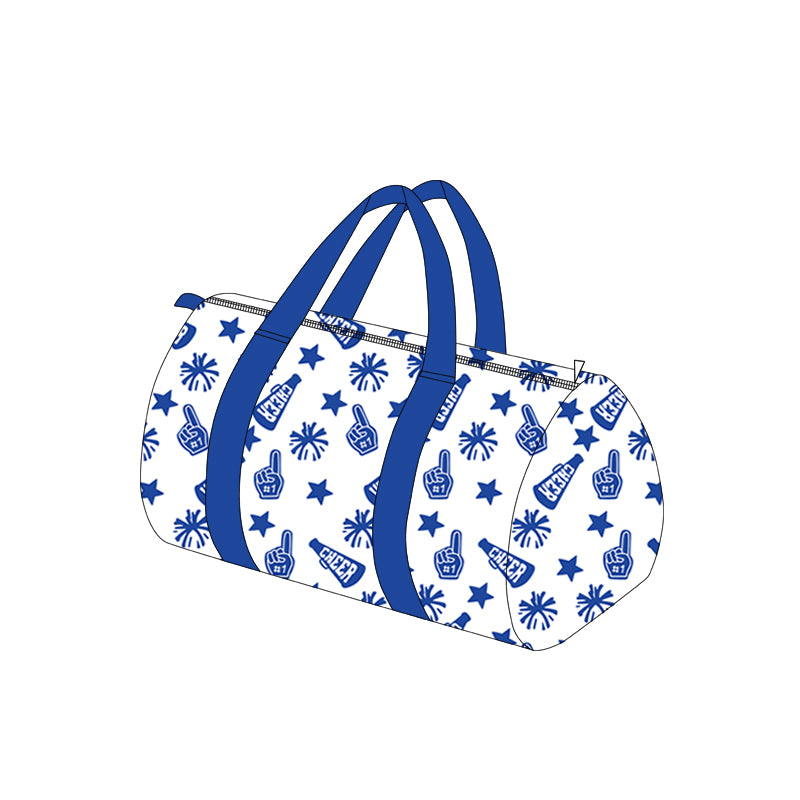 Adult Team Blue Cheer Fireworks Zipper Gym Bags Preorder