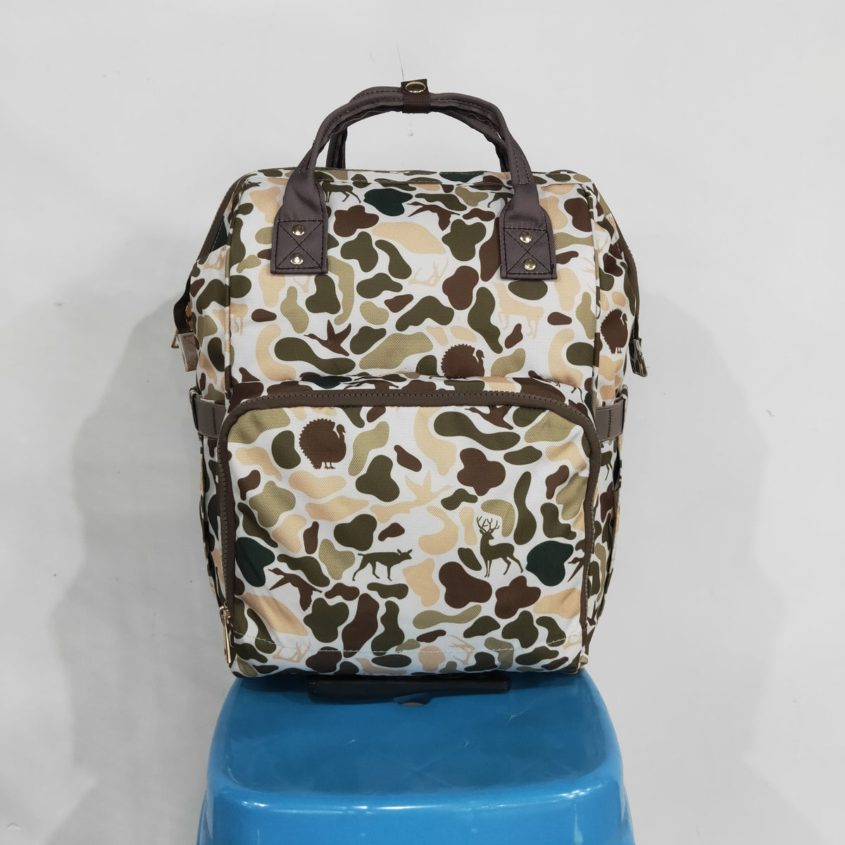 Baby Kids Dogs Ducks Deer Turkey Camo Mommy Diaper Backpacks Bags