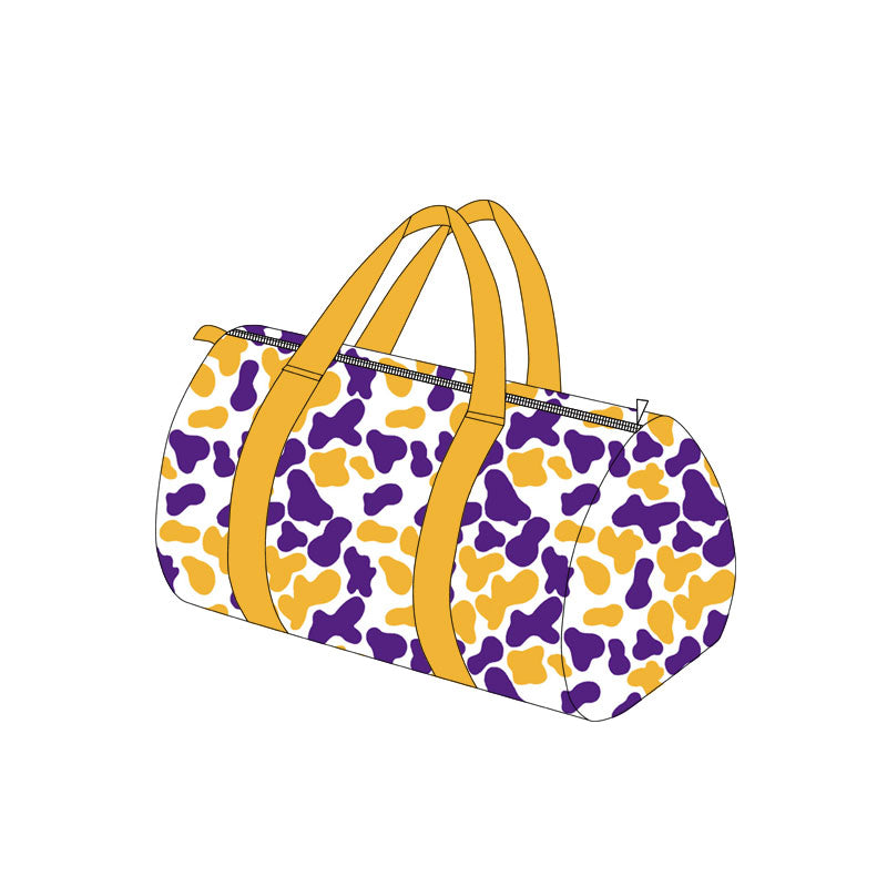 Preorder moq 5 Adult Purple Yellow Black Camo Gym Bags