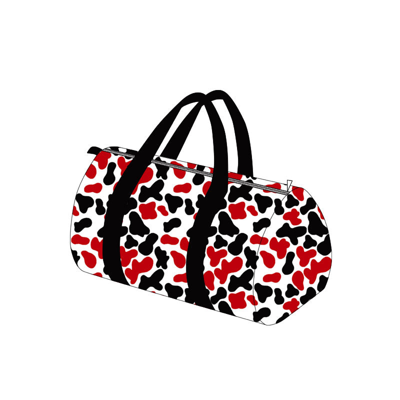 Preorder moq 5 Adult Red Black Camo Gym Bags