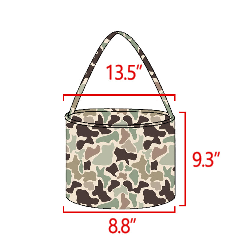 Preorder moq 5 Green Brown Camo Bucket Bag Bags