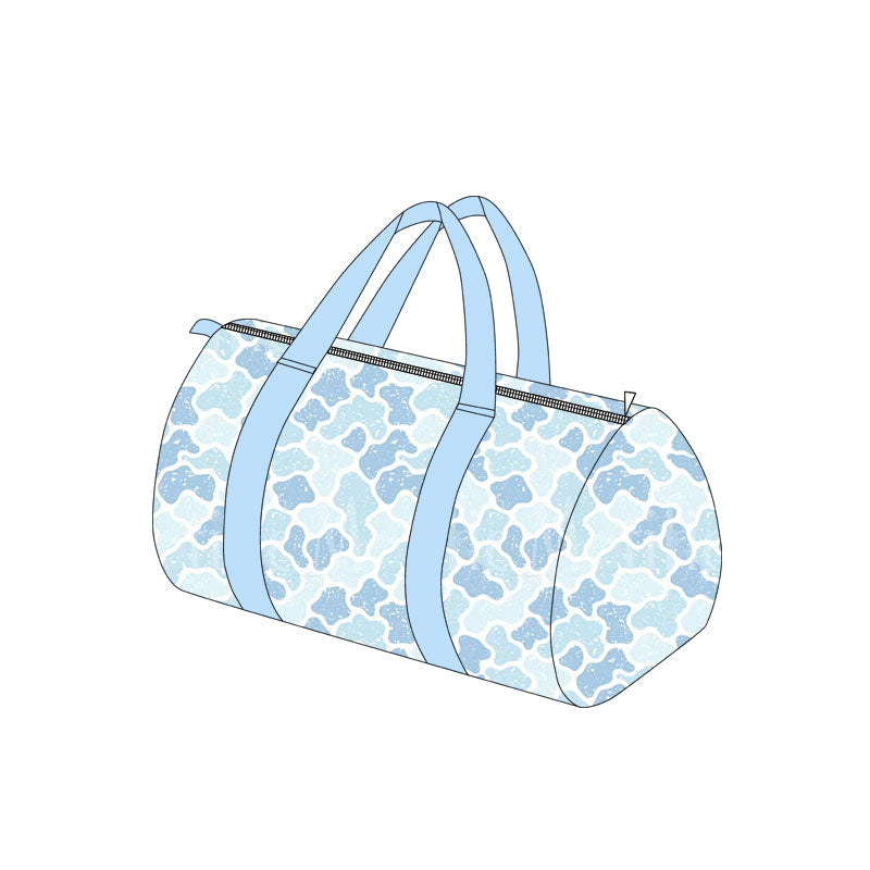 Adult Blue Camo Gym Bags Preorder