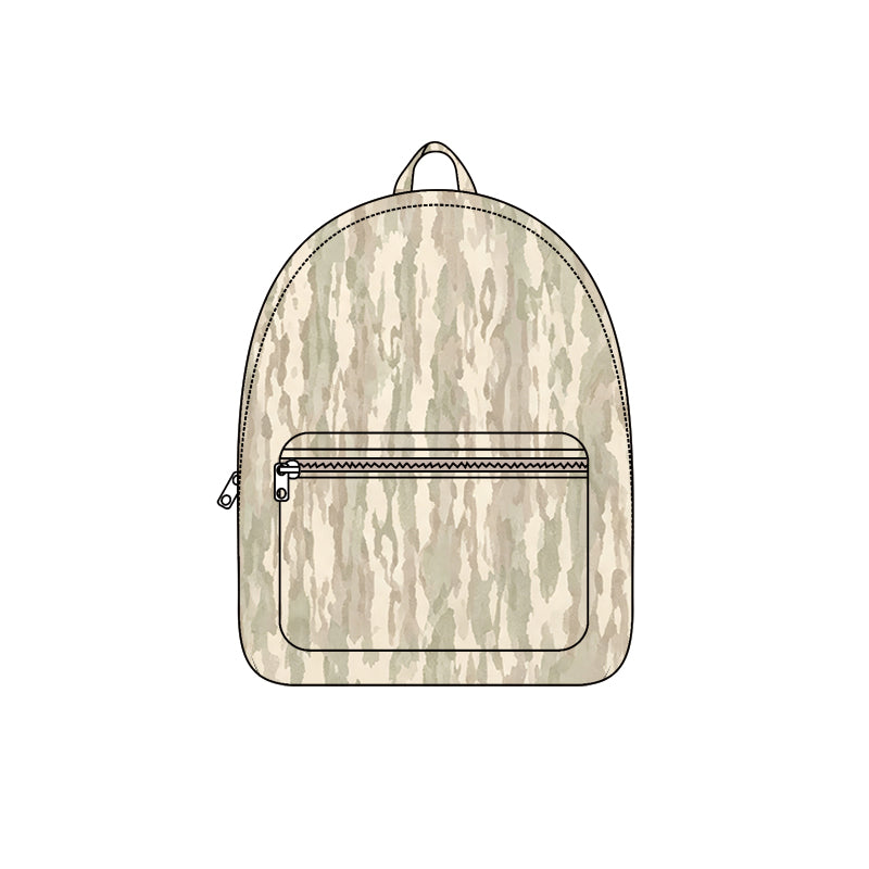 Baby Kids Khaki Camo School Backpack Bags Preorder