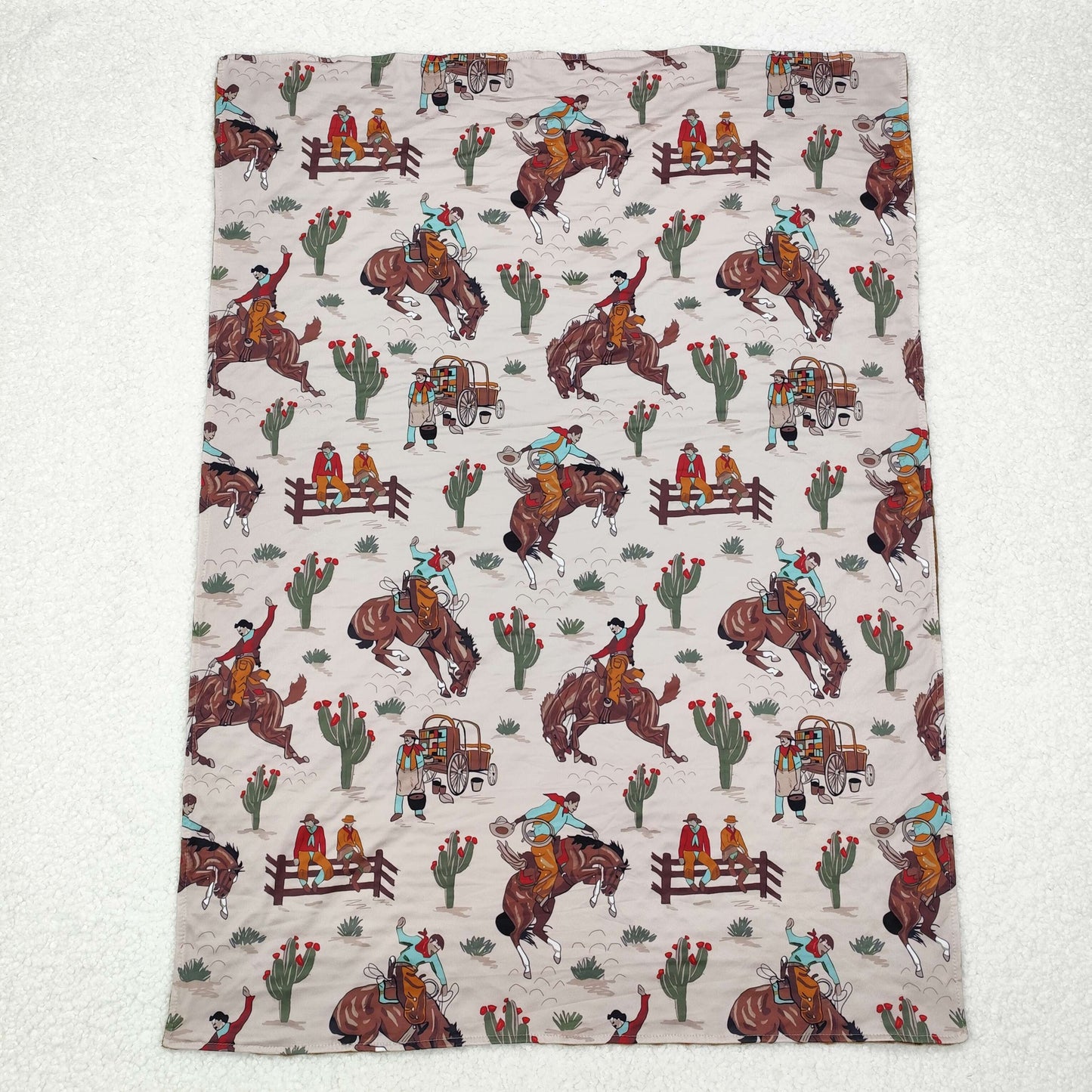 Sibling Baby Kids Western Blankets