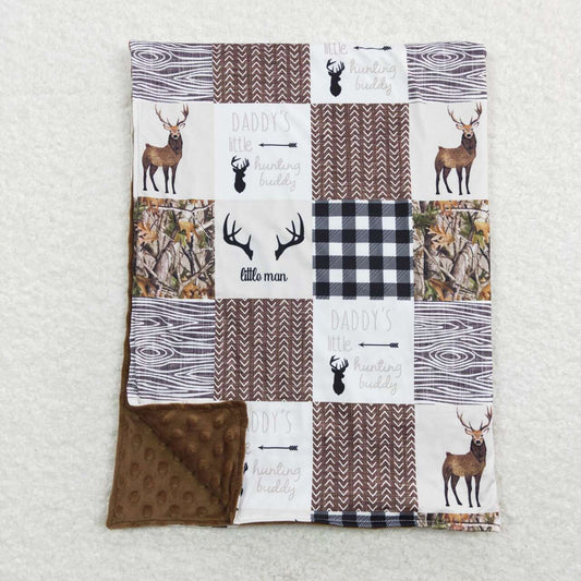 USA Shop Baby Boys Hunting Little Buddy Minky Blankets