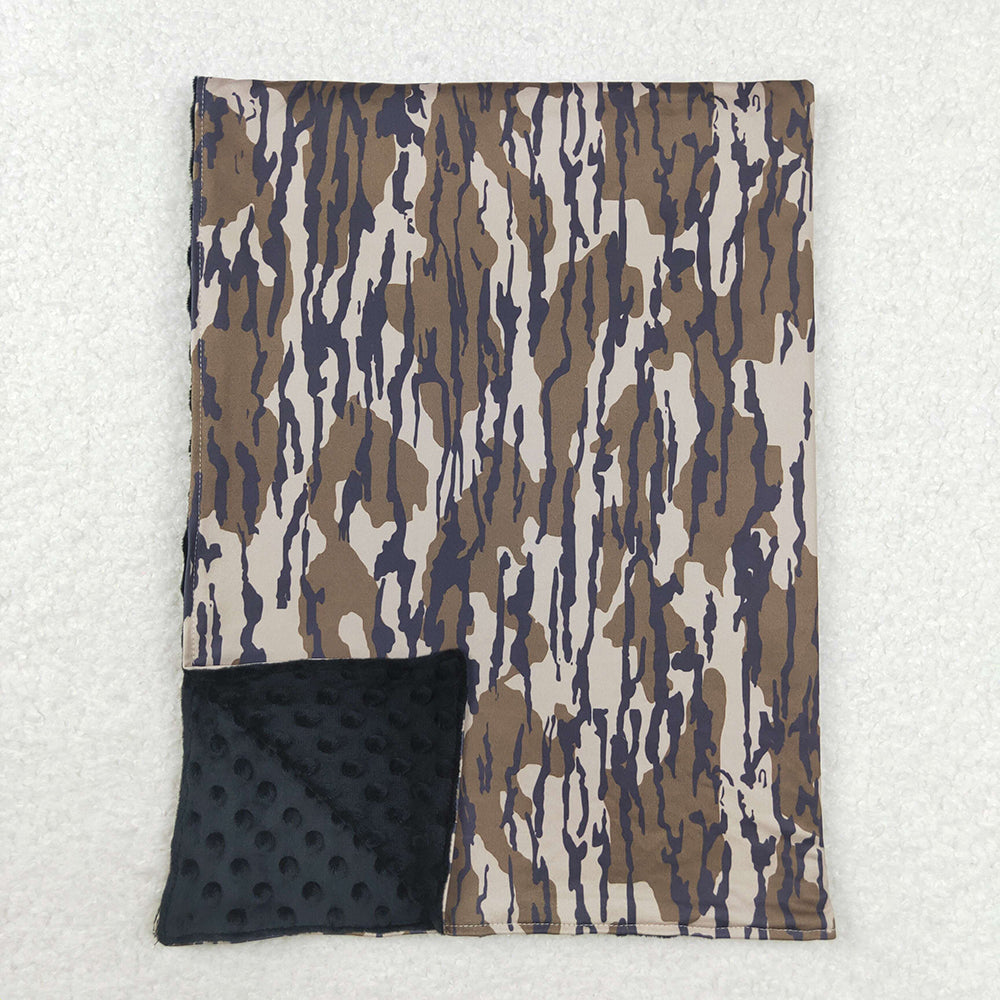 USA Shop Baby Toddler Dark Greend Camo Minky Blankets