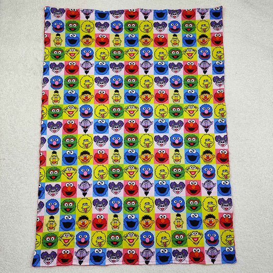 Baby Toddler Girls Cartoon Street Minky Blankets