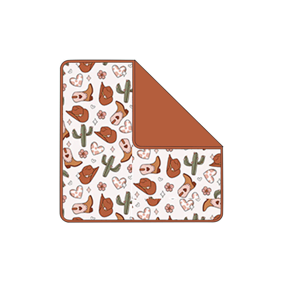 Baby Kids Boots Hats Cactus Hearts Western Blankets Preorder
