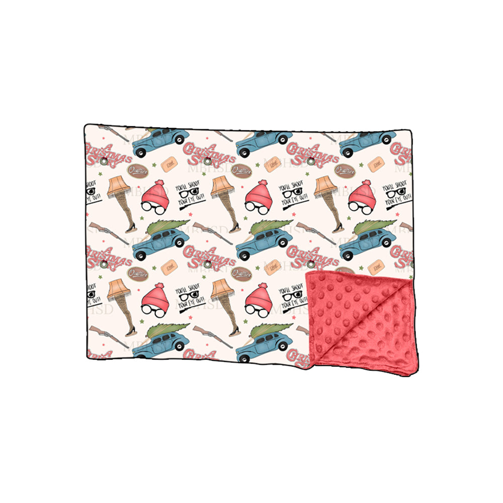 Preorder moq 5 Baby Kids Christmas Story Blankets