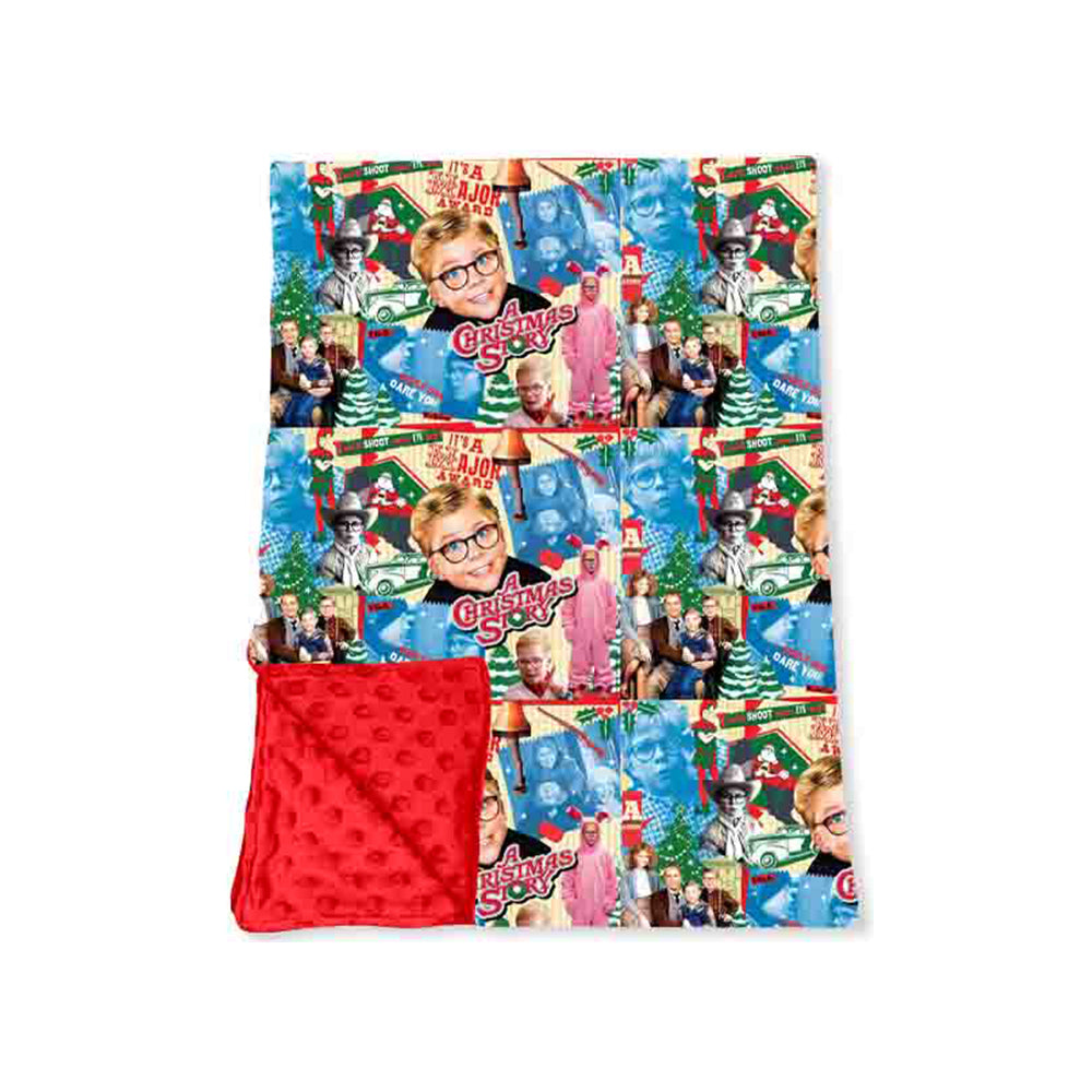 Preorder moq 5 Baby Kids Christmas Story Blankets