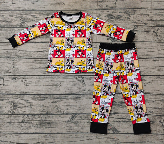 Baby Girls Mouse Dog Tops Pants Pajamas Clothes Sets