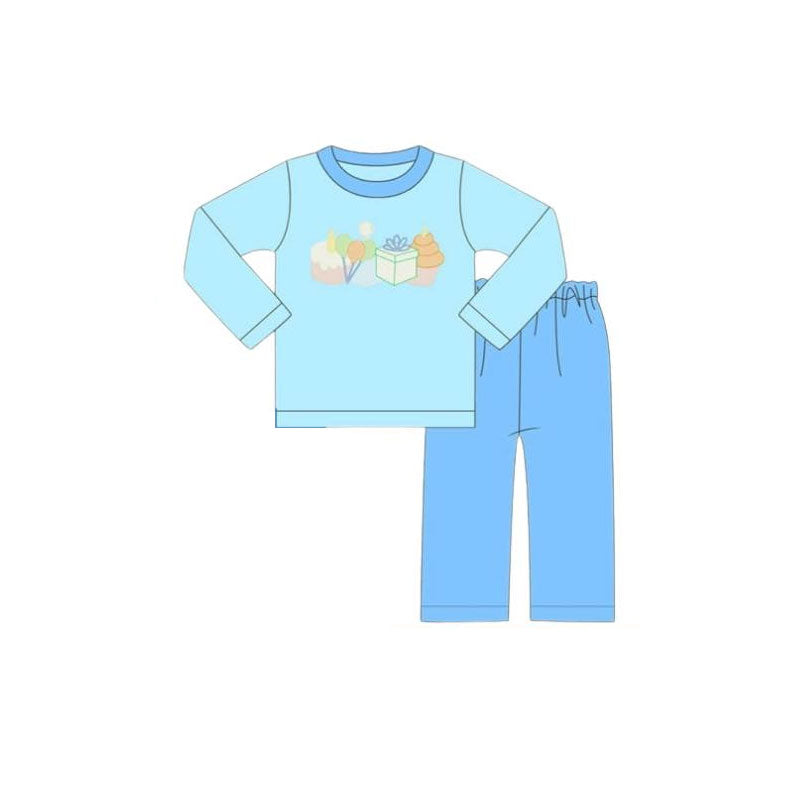 Baby Boys Happy Birthday Top Pants Clothes Sets Preorder