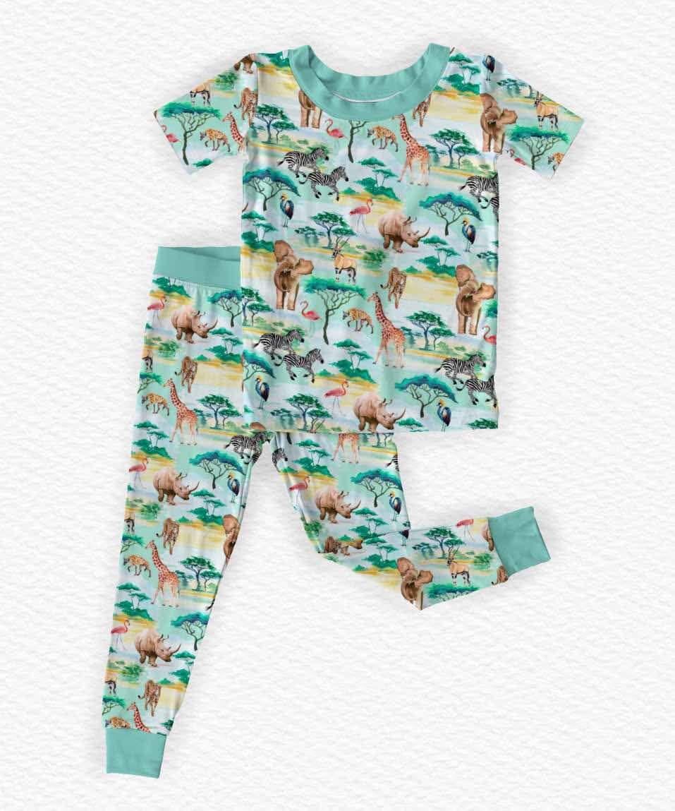 Baby Boys Forest Animals Top Pants Hunting Sets Preorder