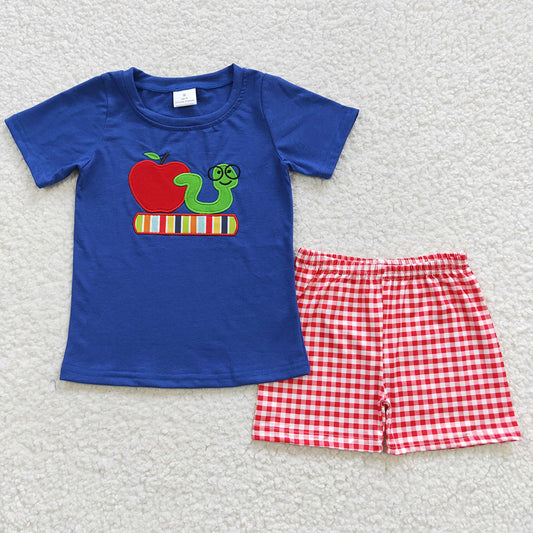 Sibling Brother Baby Boys Back To School Summer Shorts Sets