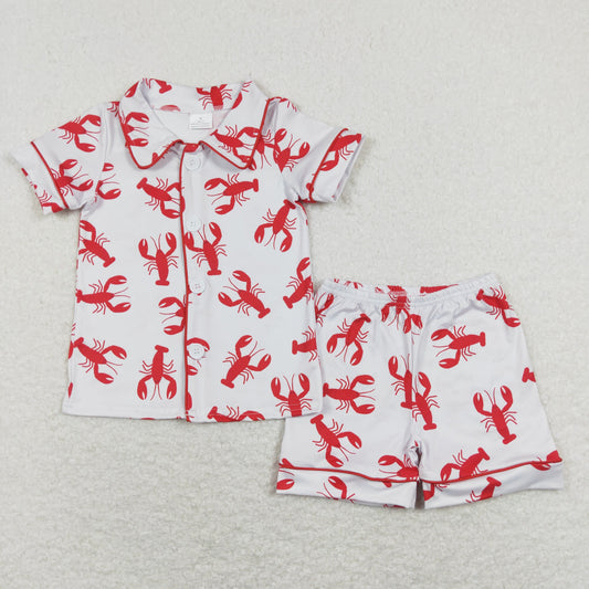 Sibling Baby Boys Button Top Shorts Summer Western Pajamas Sets