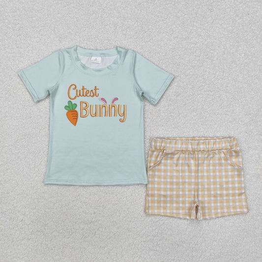 Sibling Baby Boys Easter Cute Bunny Rompers Clothes Sets