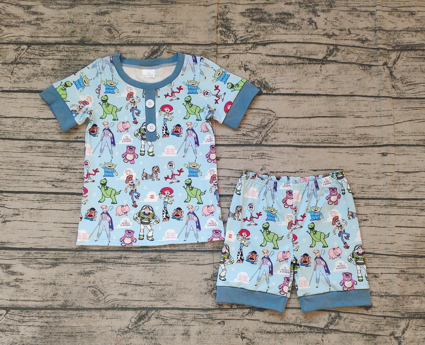 Baby Boys Toys Short Sleeve Shirt Shorts Pajamas