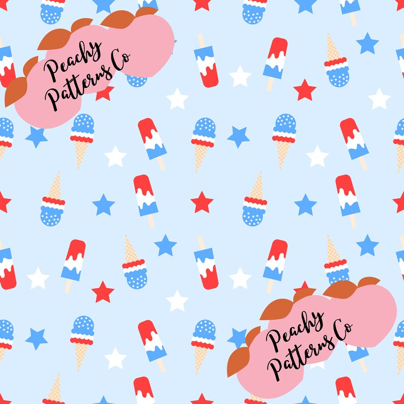 Baby Boys Stars Ice Creams Shorts July 4th Pajamas Clothes Sets Preorder