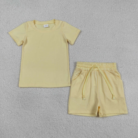 Sibling Baby Boys Short Sleeve Shirts Top Pockets Shorts Pajamas Clothes Sets