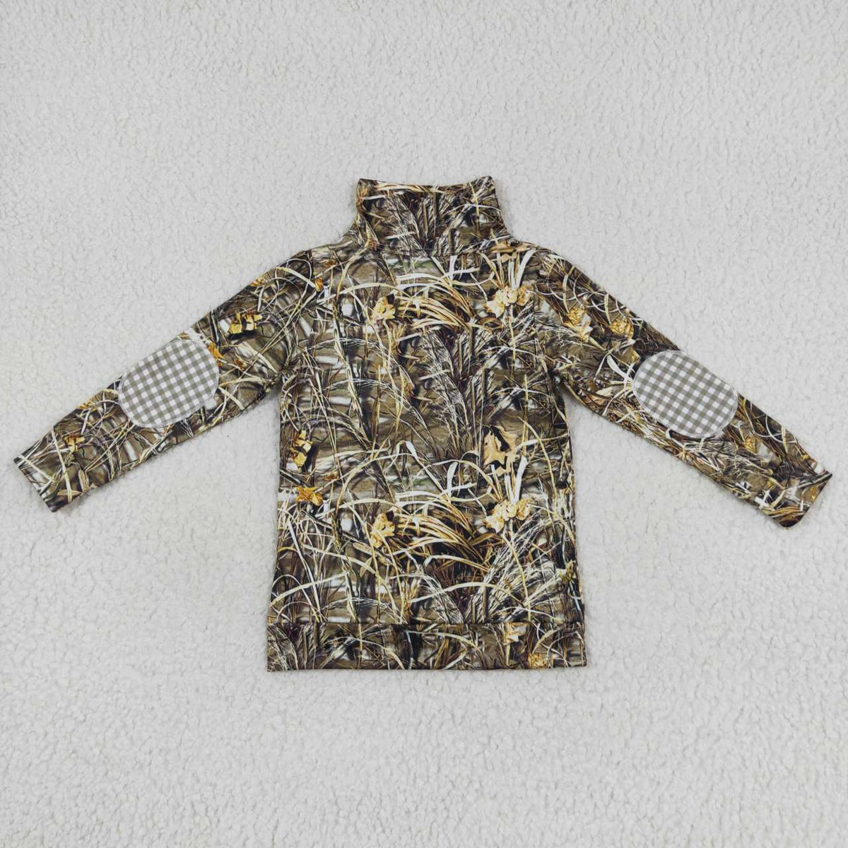 Sibling Baby Boys Long Sleeve Camo Ducks Cows Hunting Zip Pullovers Top