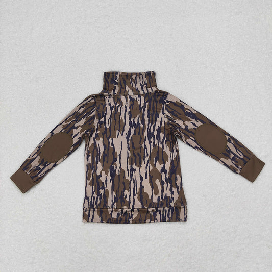 Baby Boys Long Sleeve Southern Wood Zip Pullovers Tops