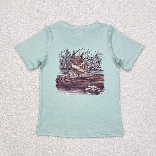 Baby Boys Green Mallard Duck Hunting Tee Shirts Tops