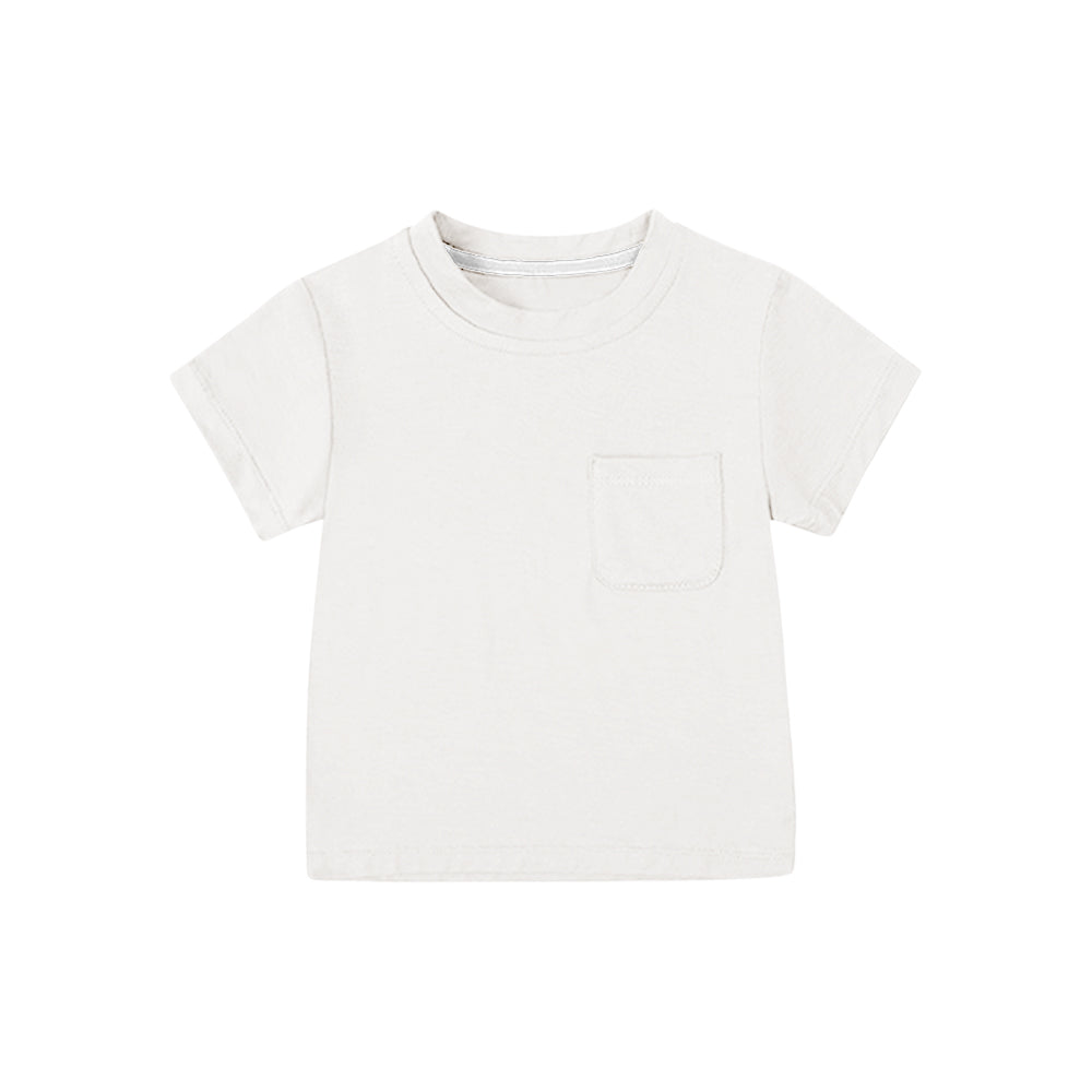 Baby Boys White Short Sleeves Tee Shirts Top Preorder