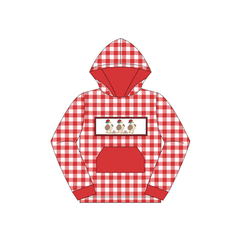 Baby Boys Long Sleeves Ducks Pocket Hoodies Top Preorder