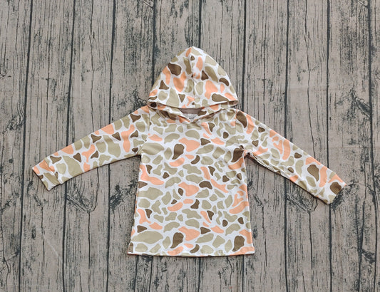 Baby Boys Souther Green Khaki Camo Hoodies Hooded Tops