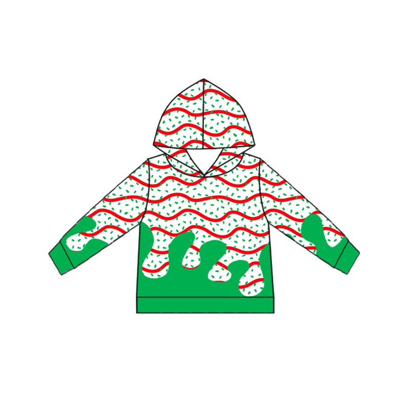 Baby Boys Drip Christmas Trees Hoodies Top Preorder