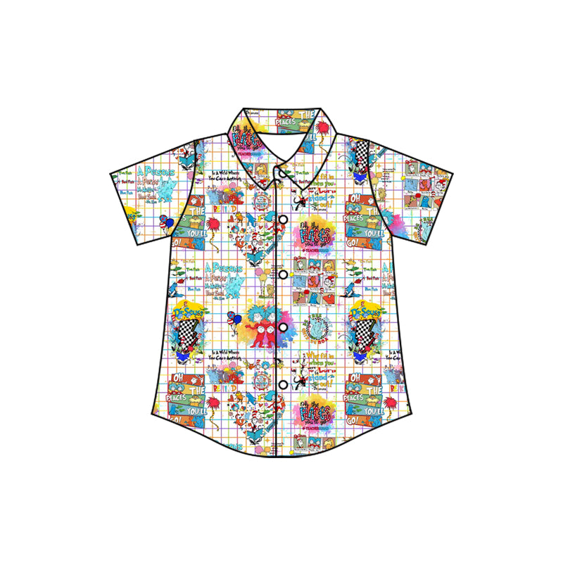 Baby Boys Mr Reading Checked Button Shirts Top Preorder